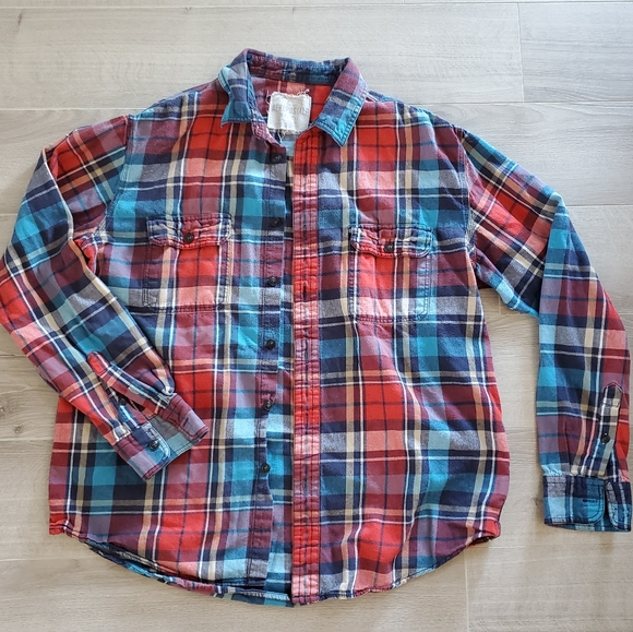 Aeropostale Plaid Flannel Shirt Size XL - Picture 4 of 4